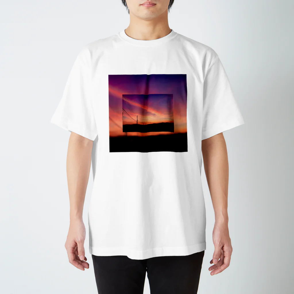 日常の夕焼け スタンダードTシャツ