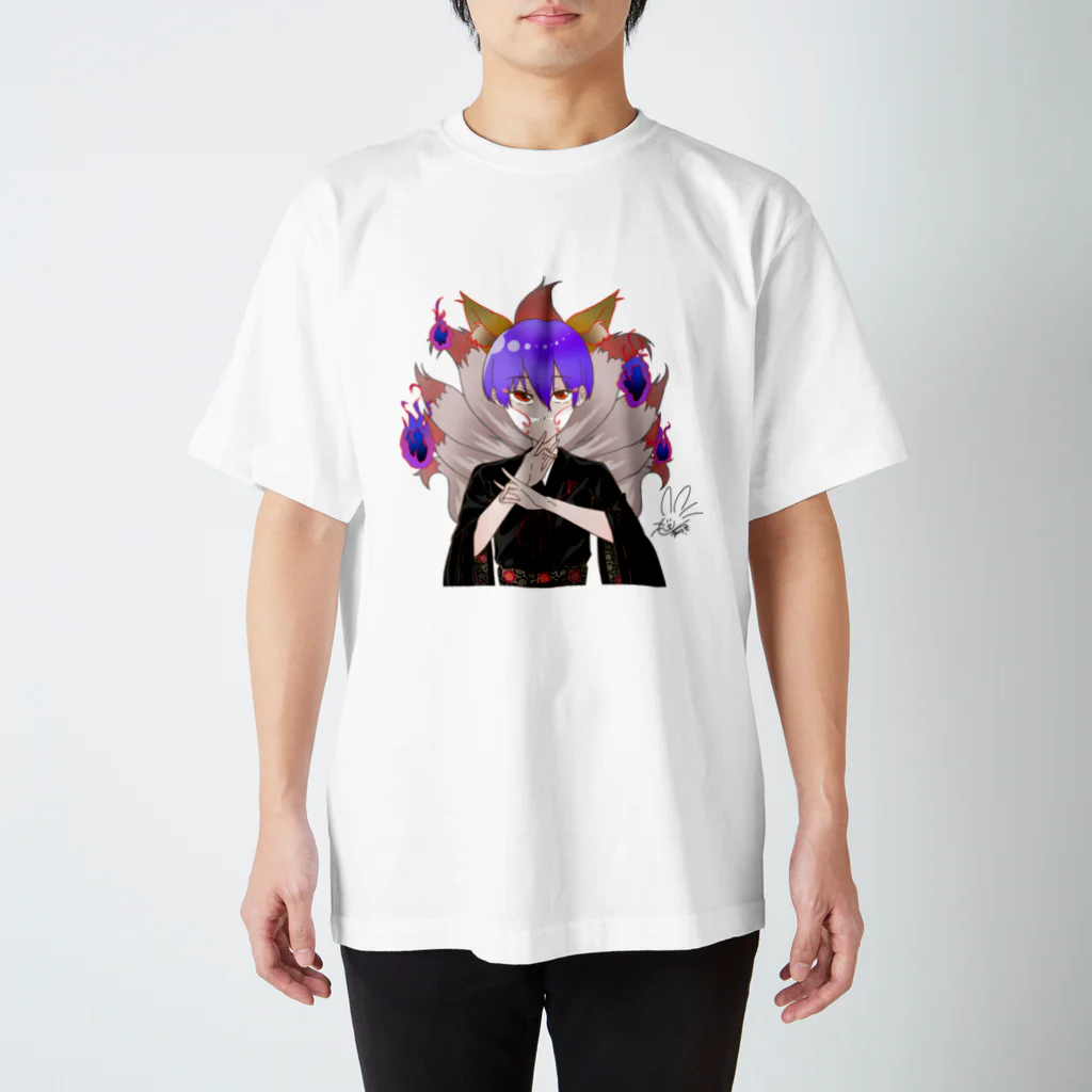 AKANEkoの九尾くん スタンダードTシャツ