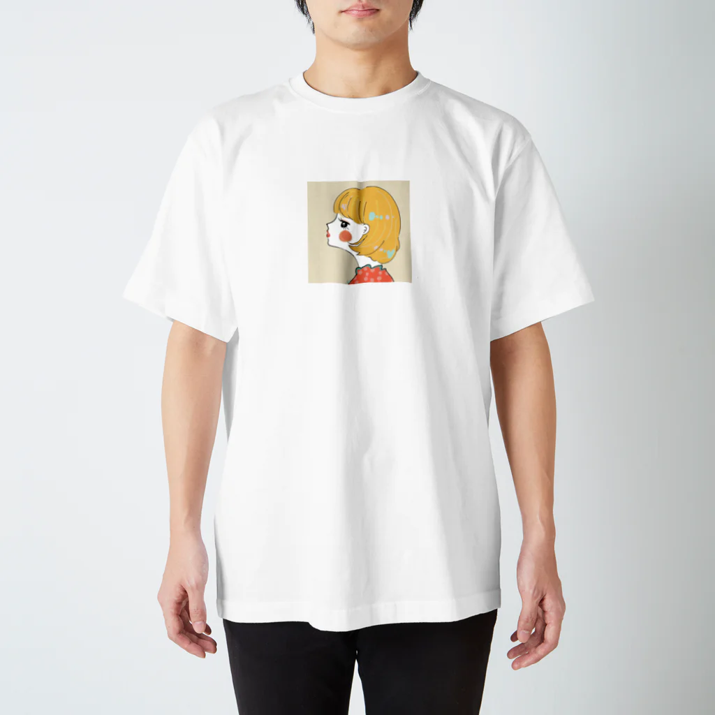 無糖 きな子のピアッシング Regular Fit T-Shirt