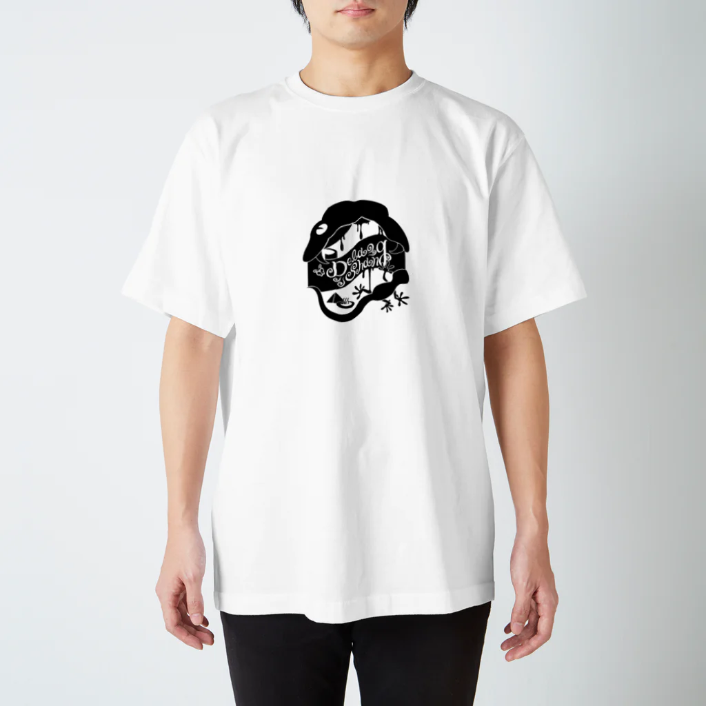 chandeluraのでらしゃん Regular Fit T-Shirt