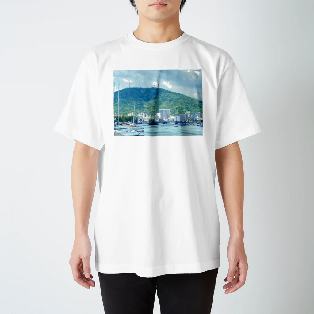 眉山ライブカメラの徳島市眉山 スタンダードTシャツ