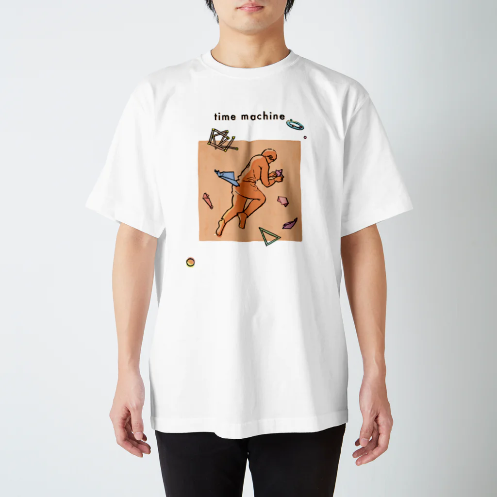 MAKI IRIE shopのtime machine_オレンジ Regular Fit T-Shirt