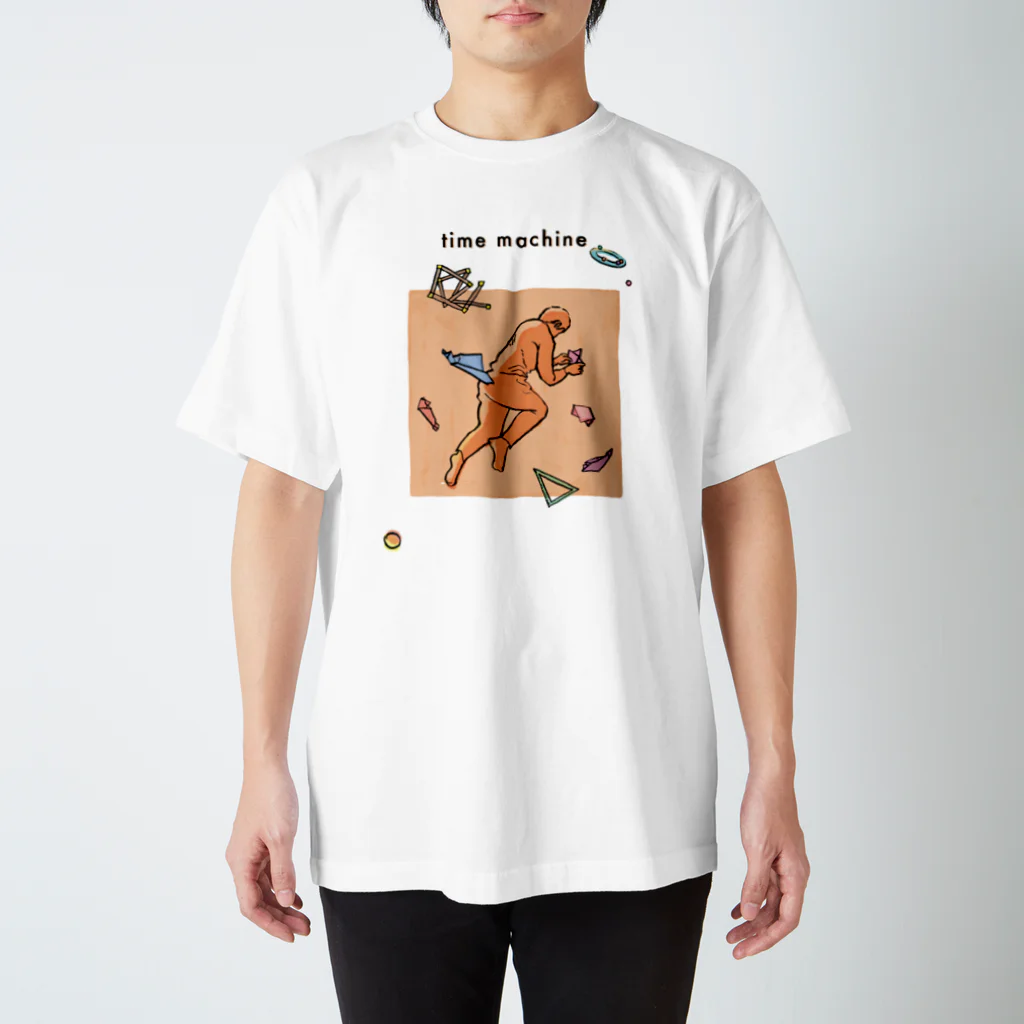 MAKI IRIE shopのtime machine_オレンジ スタンダードTシャツ