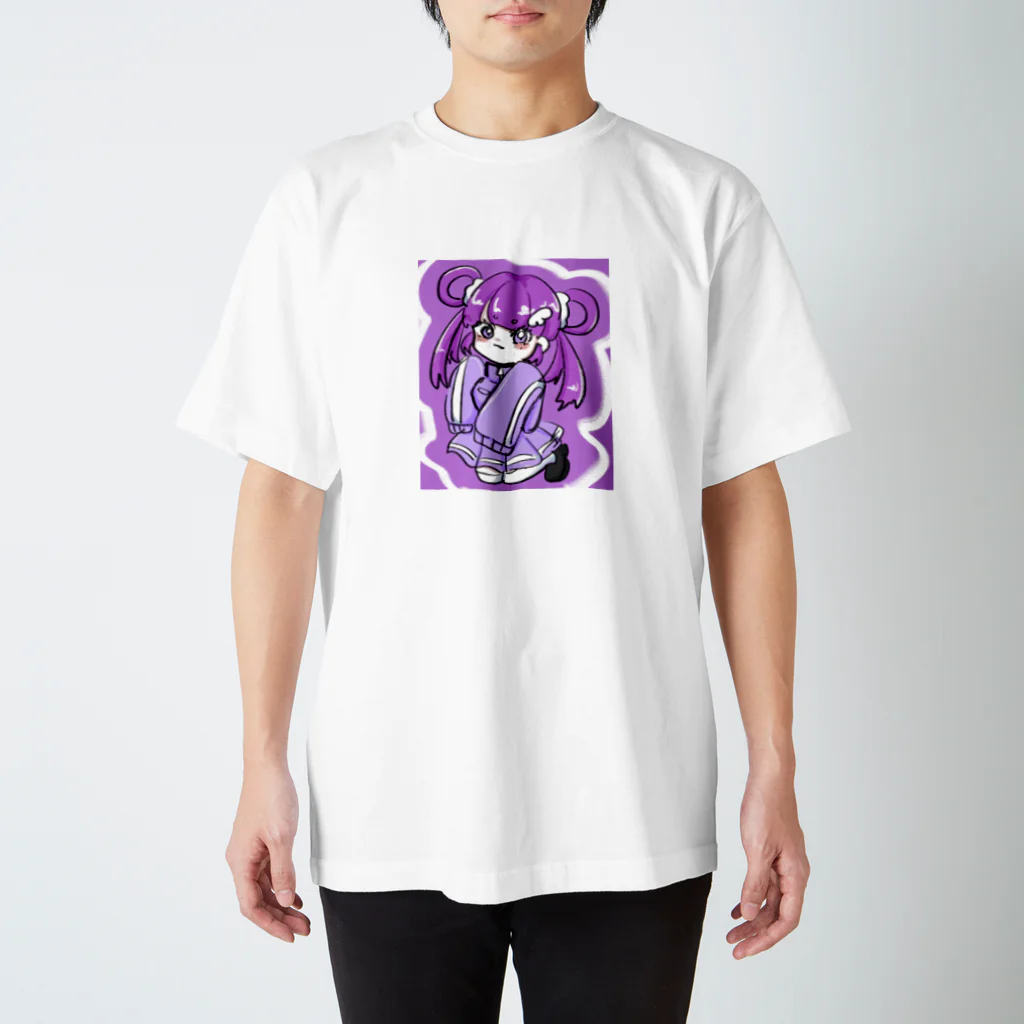 海蘭の紫ジャージちゃん スタンダードTシャツ