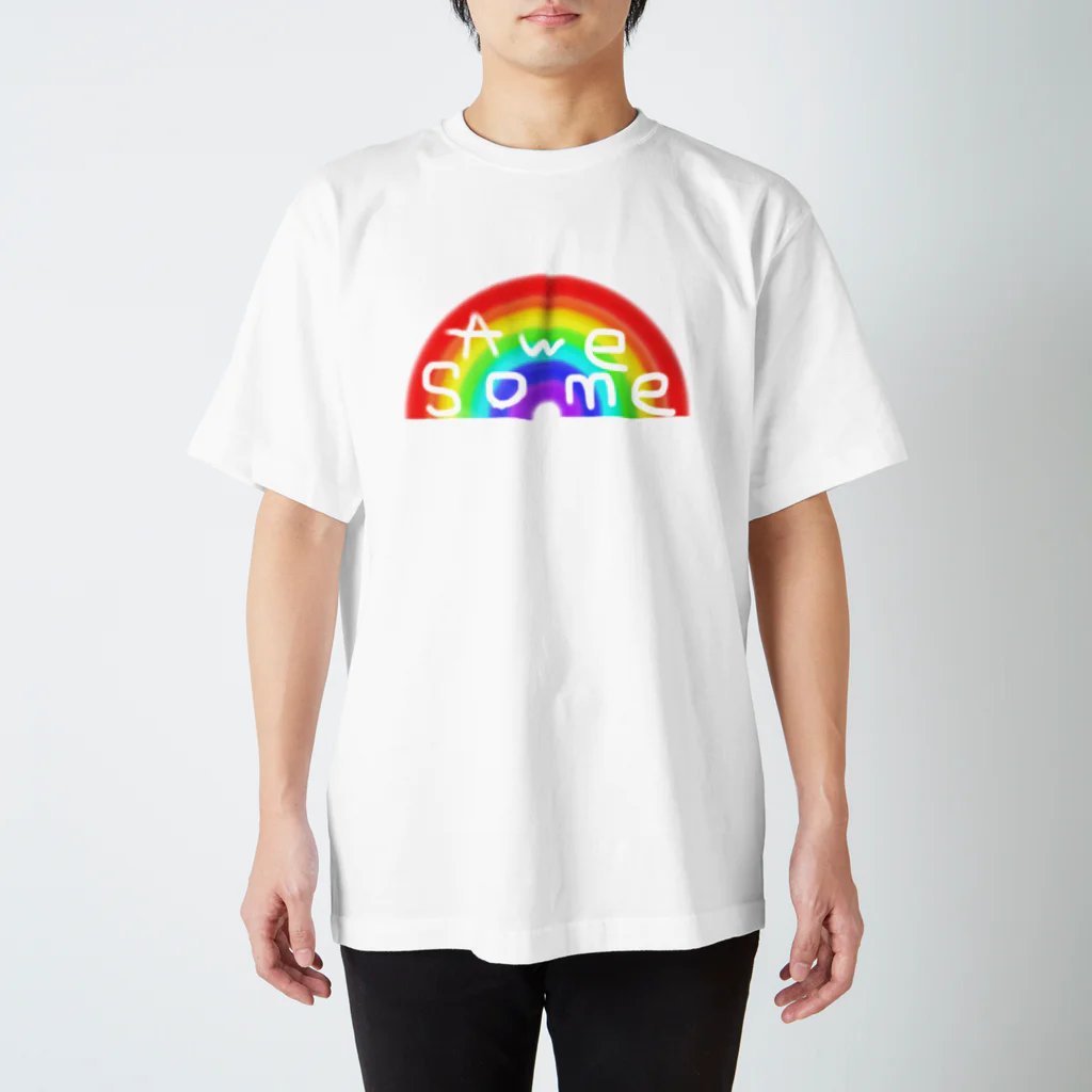 YUuKIのrainbow awesome スタンダードTシャツ