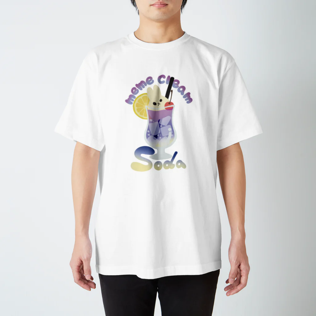 nagiのmeme cream soda！（バタフライピー） Regular Fit T-Shirt