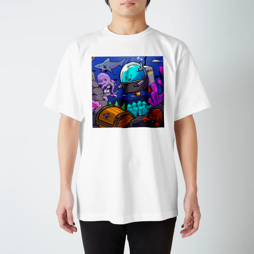 strange popsicles🍧🍨🍦すとぽぷの深海のあちゃーT スタンダードTシャツ