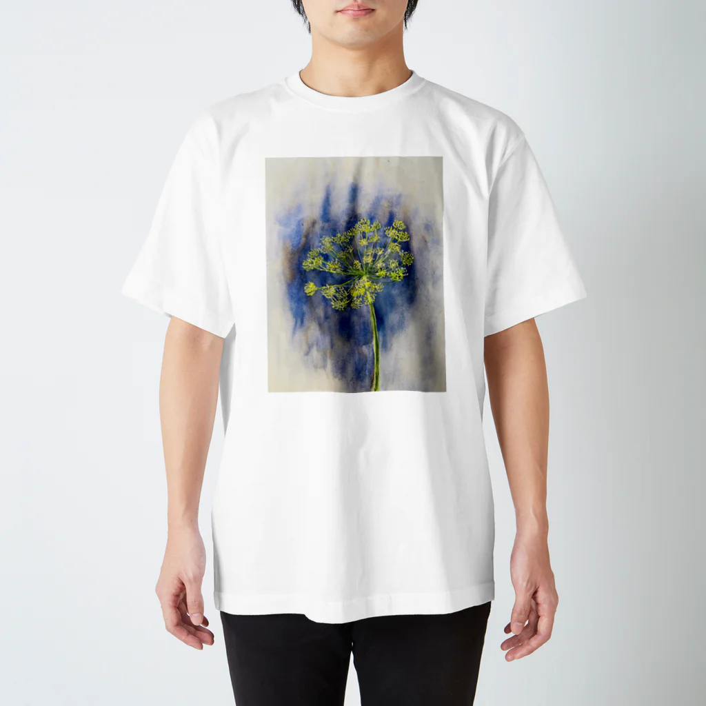 あおニャーマンの植物画着彩2 スタンダードTシャツ