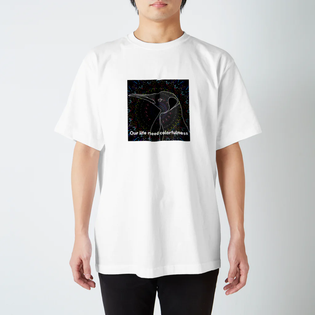 パンダ ホールディングスのOur life need colorfulness スタンダードTシャツ