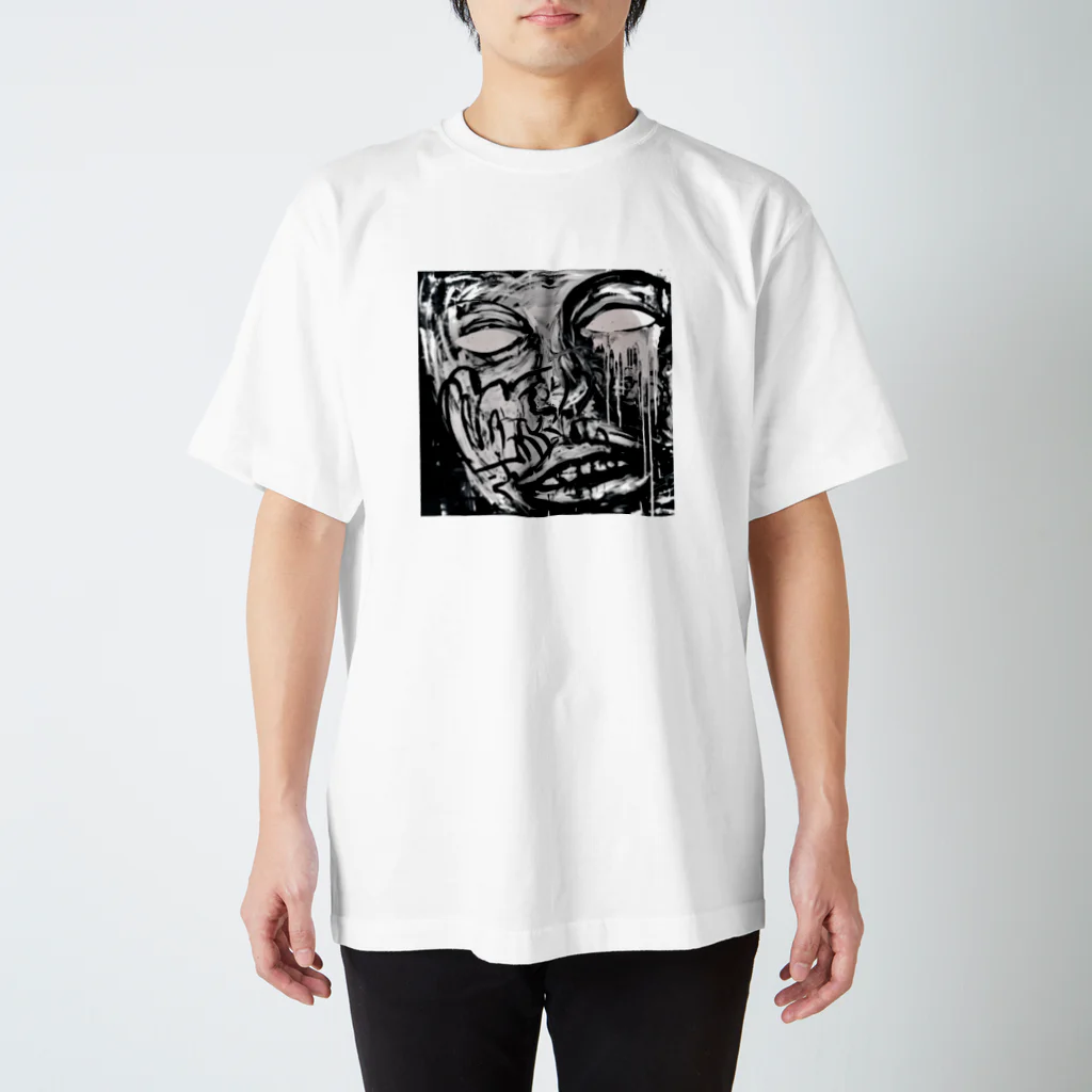 DAISUKE-EKUSIADのフェイス Regular Fit T-Shirt