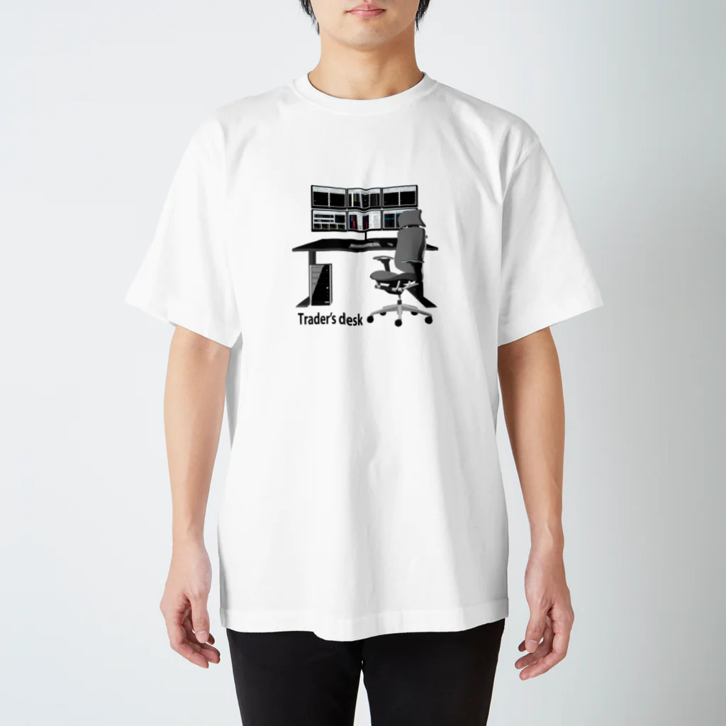 まんもすのトレーダーデスク スタンダードTシャツ