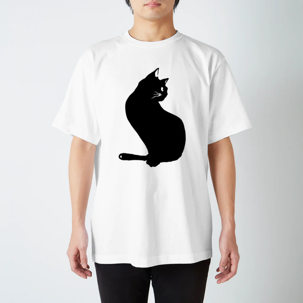 たろくろの黒猫 Regular Fit T-Shirt