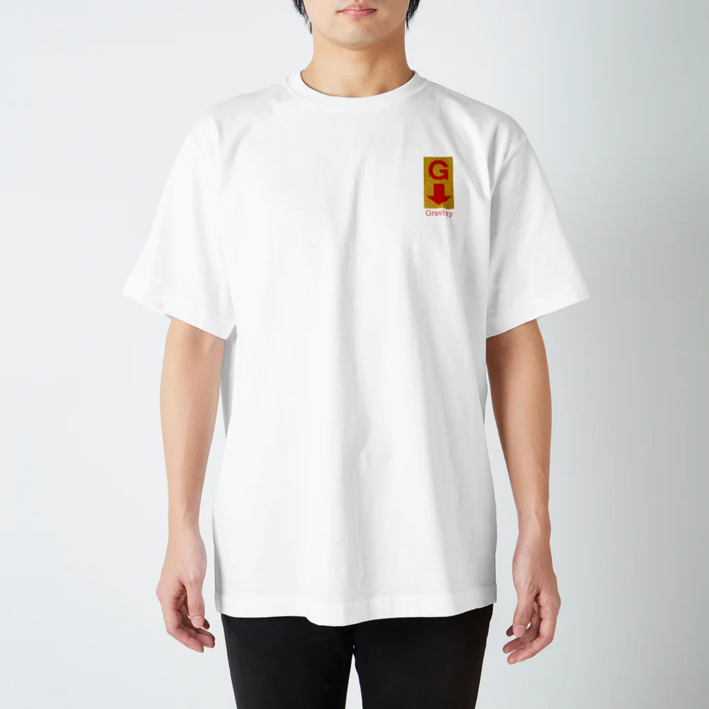 オカダちゃんの【前面】GO!GO! ガス管用スコッチレーン F Regular Fit T-Shirt