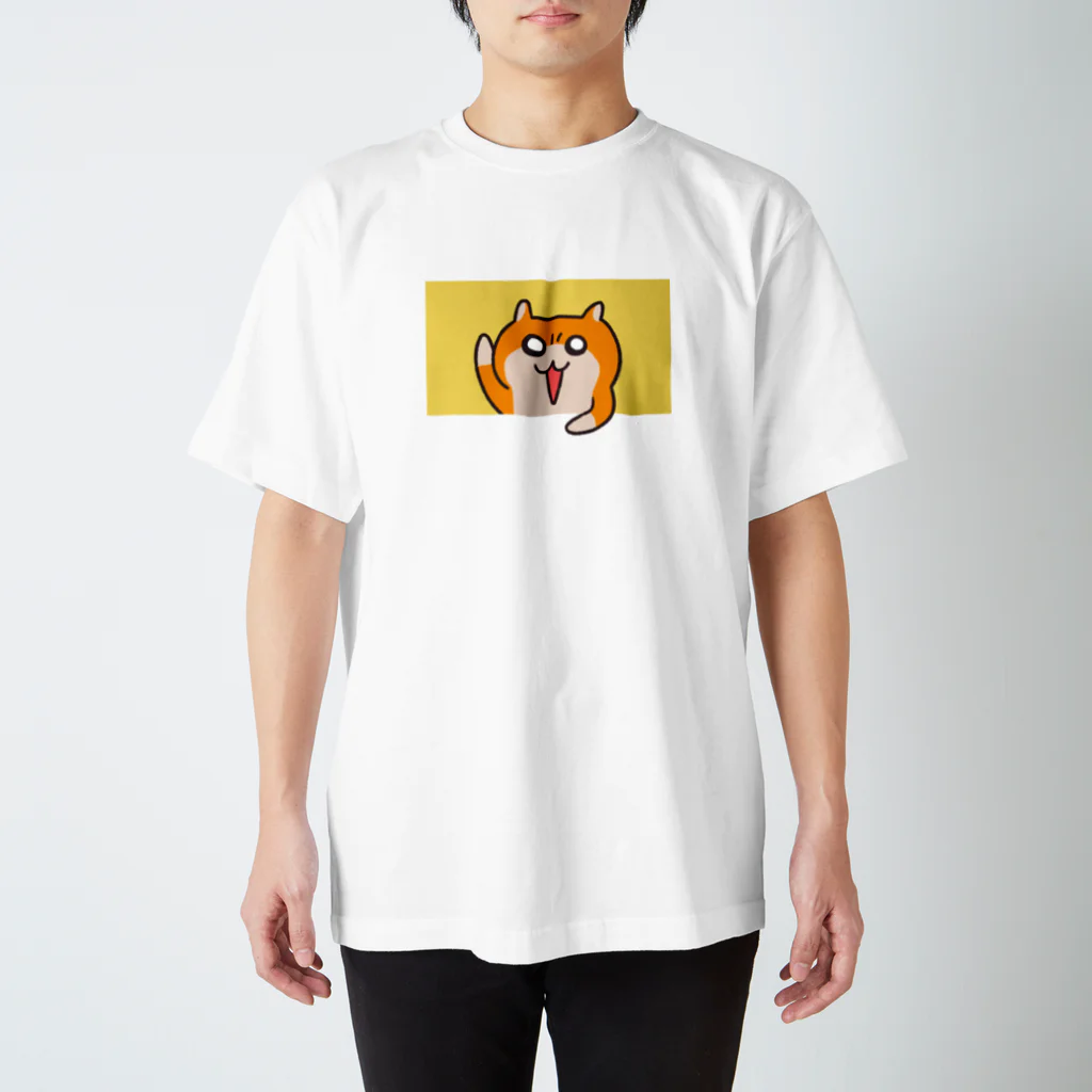 NORICOPOのヤホ！ってしてるクソハムちゃん（黄） Regular Fit T-Shirt