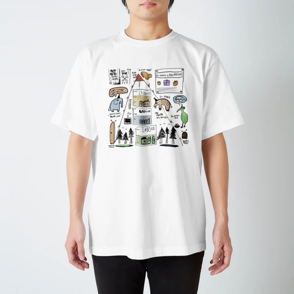 polgly suzuri shopの秘密のラボ Regular Fit T-Shirt