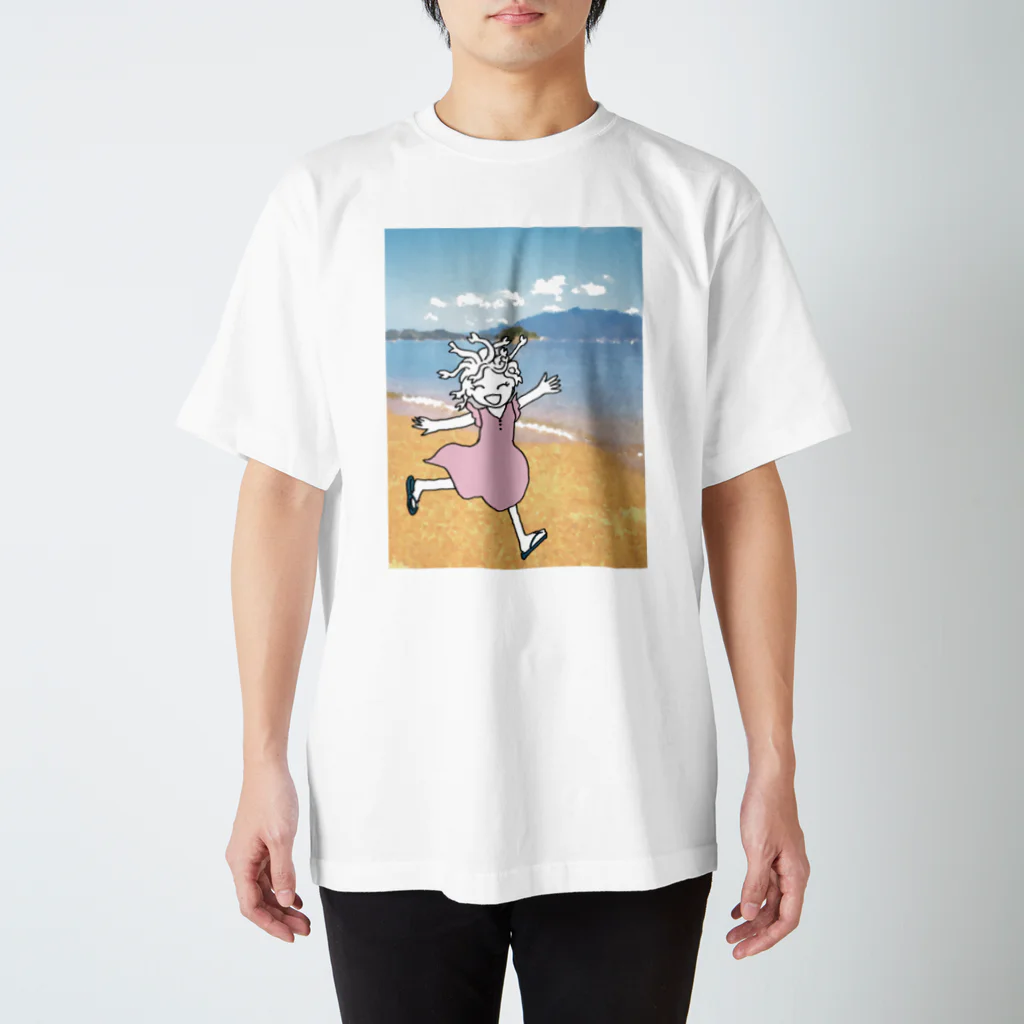杜の魚の海とメデューサ スタンダードTシャツ