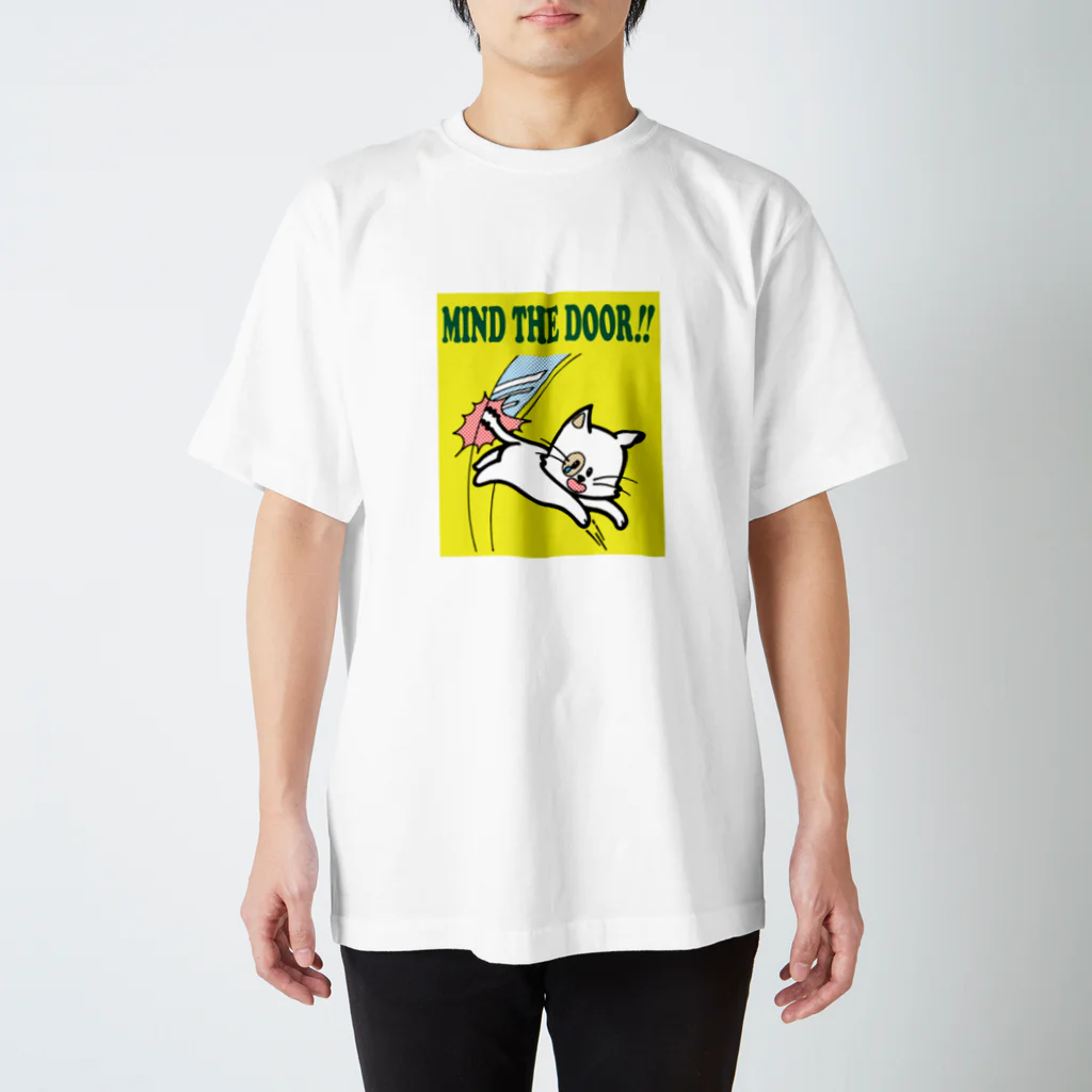 えいだんねこのしっぽ挟まれるﾈｺﾁｬﾝ Regular Fit T-Shirt