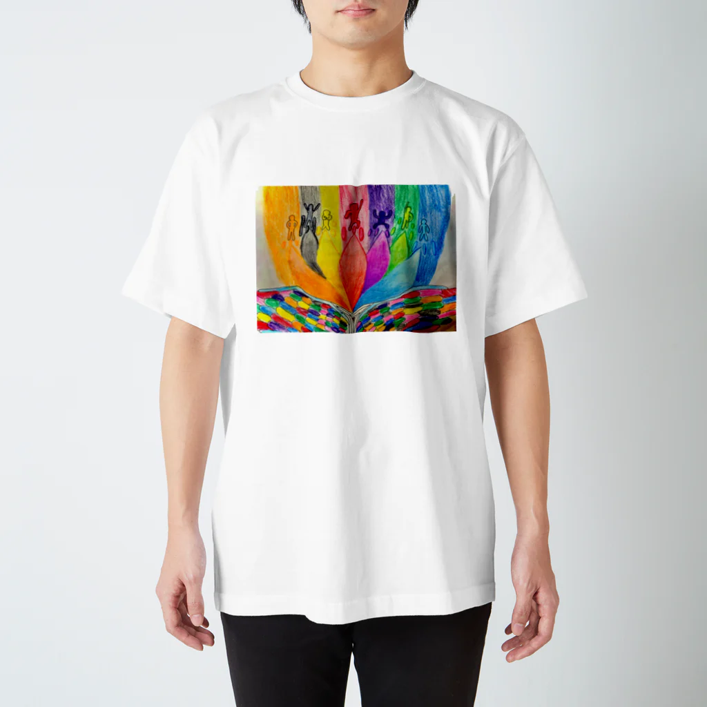 Epicsy shopの多様性の花！ Regular Fit T-Shirt