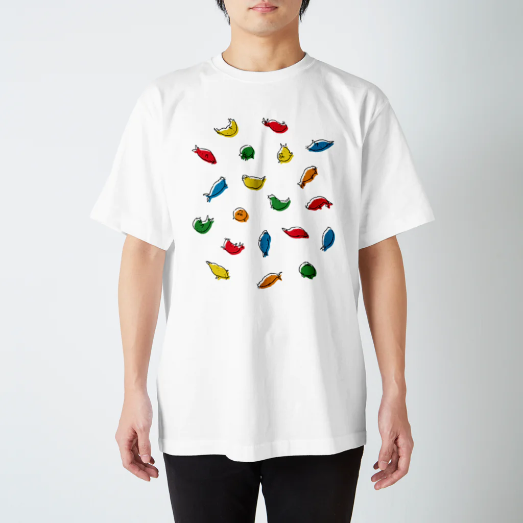 ぴすぴすのいろいろアザラシ スタンダードTシャツ