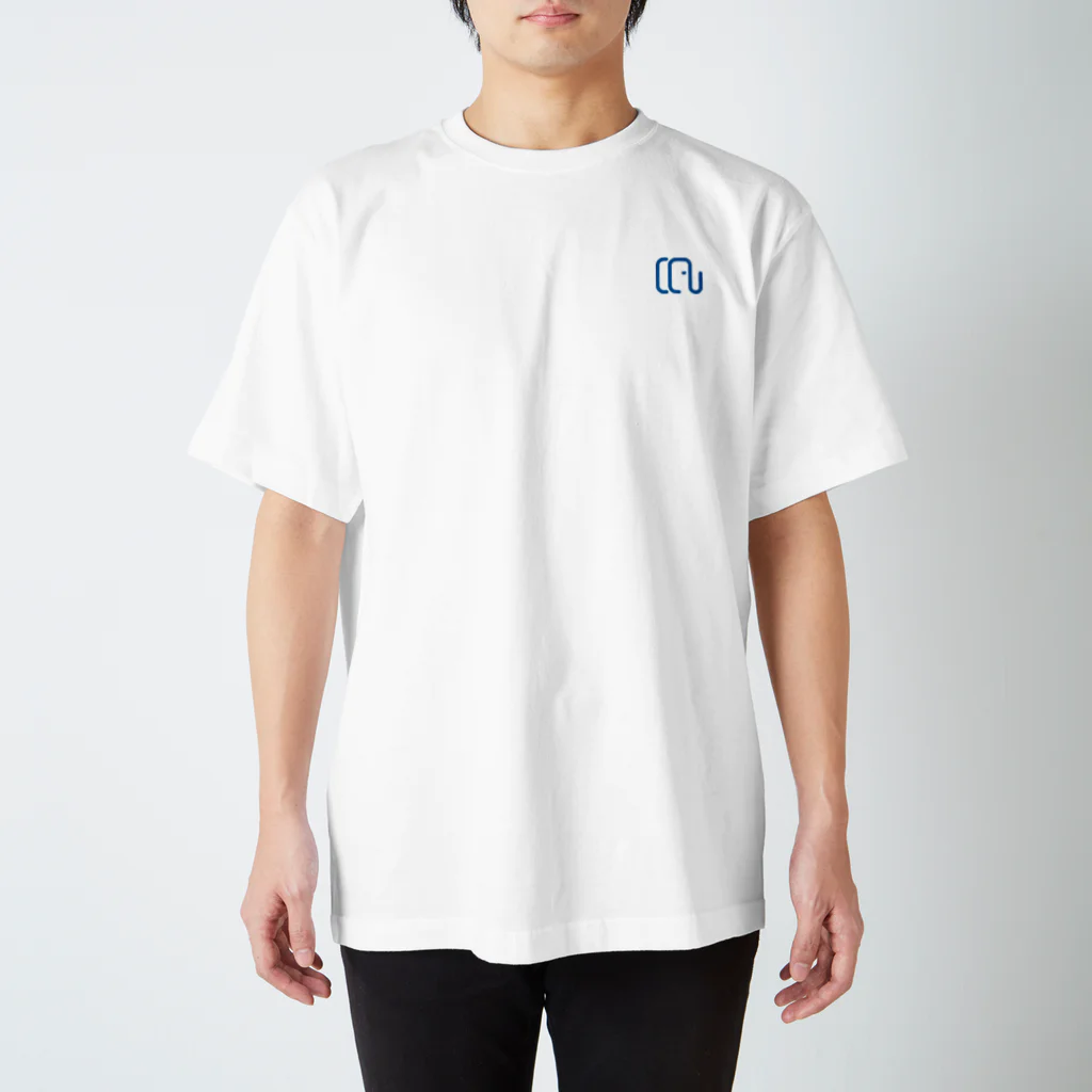 メモアカ 公式オンライングッズショップのメモアカTシャツ（青文字 Ver） スタンダードTシャツ