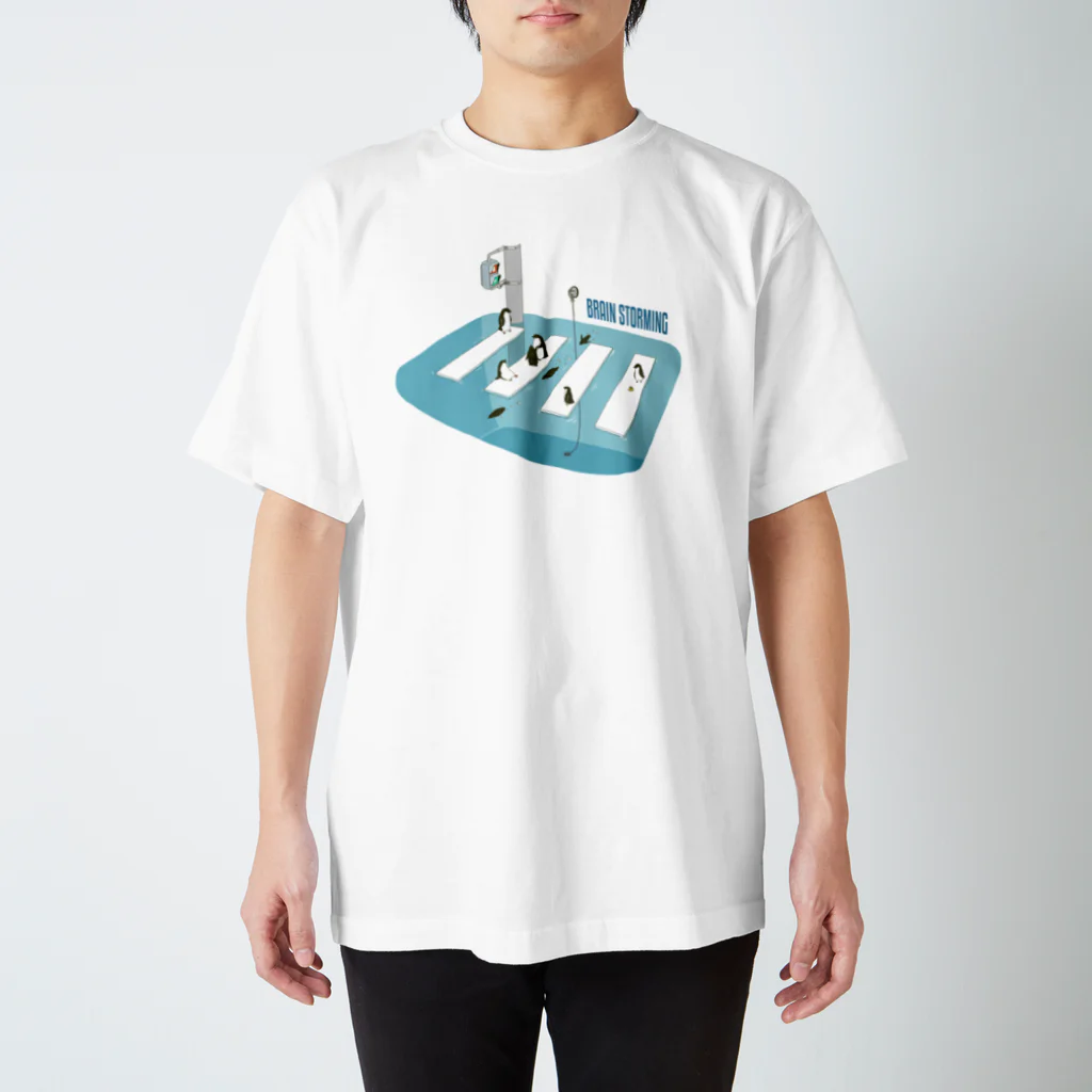 ムクのペンギン ブレーンストーミング スタンダードTシャツ