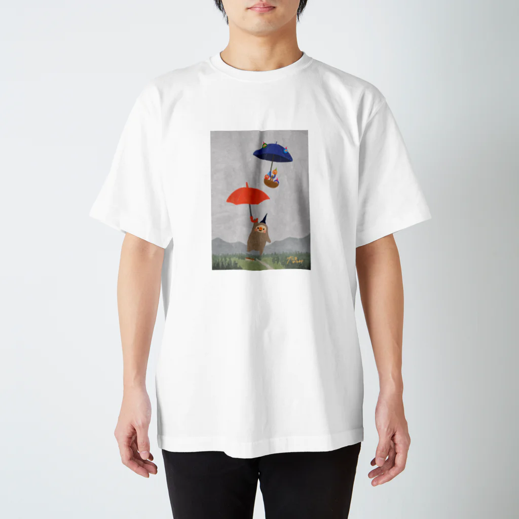 たまひろみShopの傘モッタさん Regular Fit T-Shirt