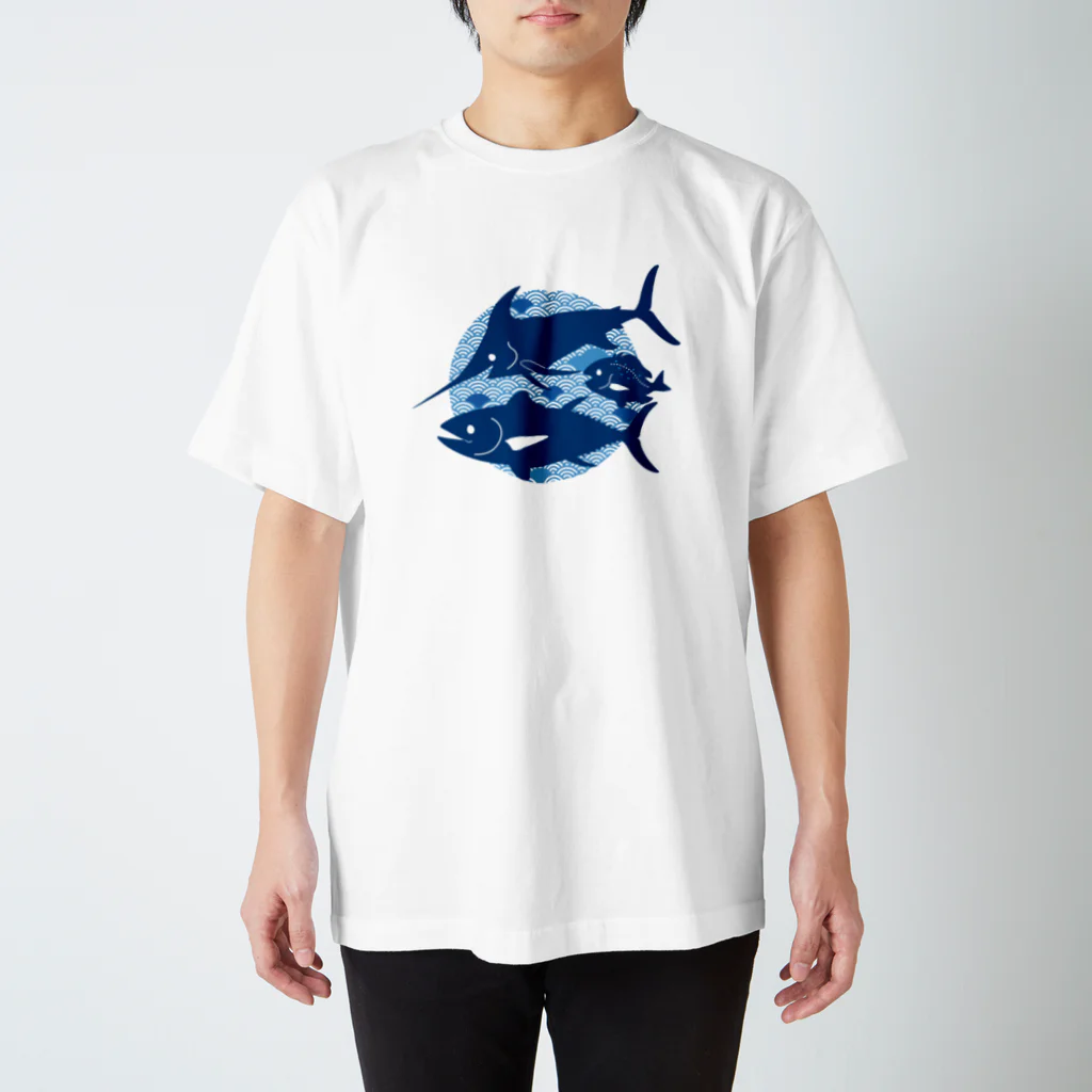 みなとまち層の日本の海の魚 Regular Fit T-Shirt