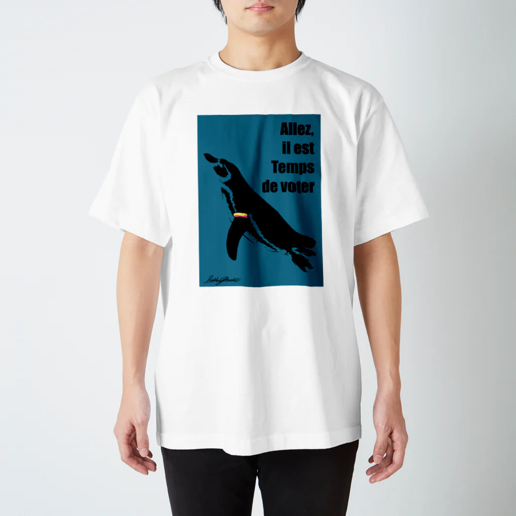Hidden Giant'sのさぁ、飛ぶ時間だペンギン Regular Fit T-Shirt