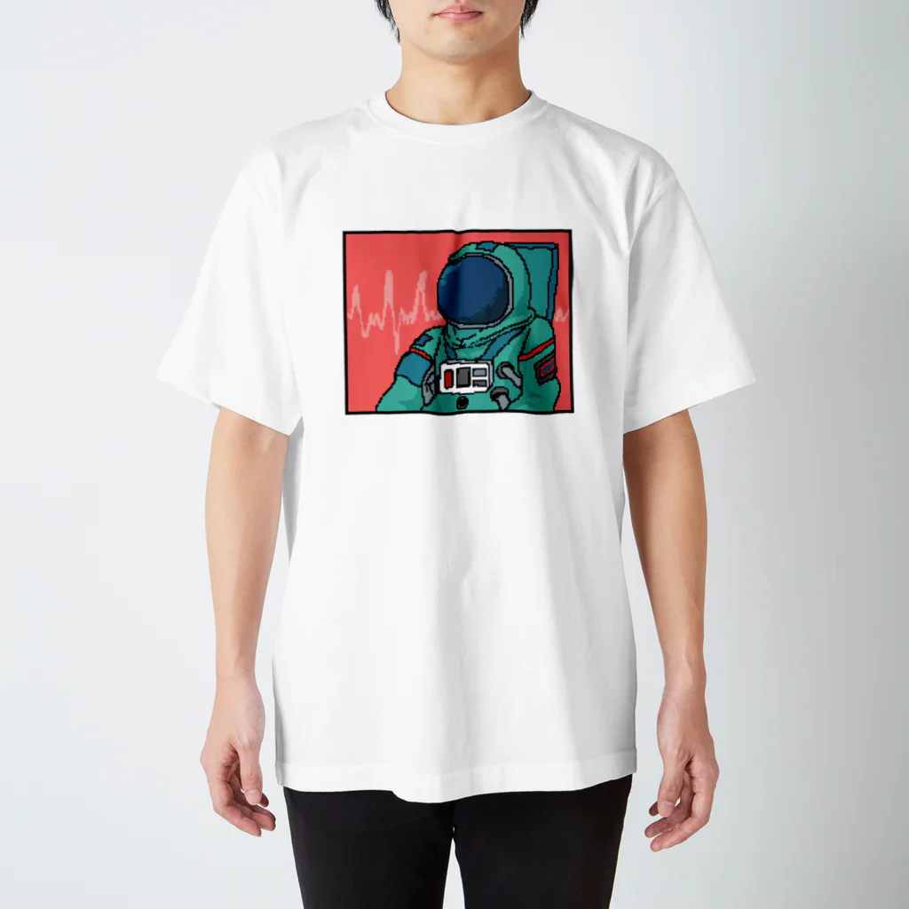 たこむんLABO.のpixel Astronauts Regular Fit T-Shirt