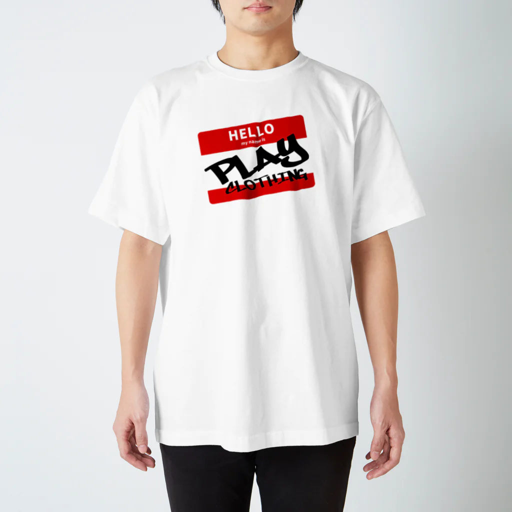 PLAY clothingのHELLO MY NAME IS PLAY  R ① スタンダードTシャツ