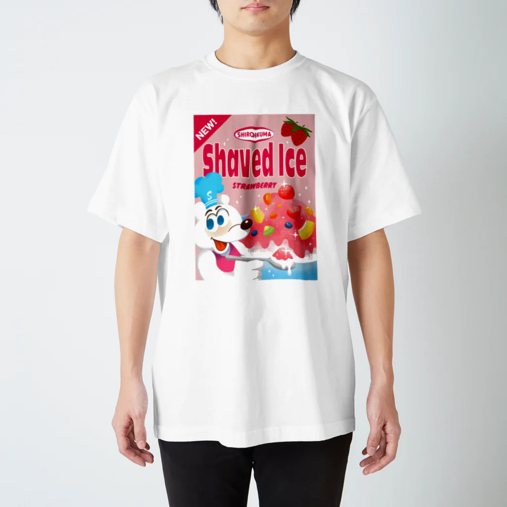 たづのカキ氷(いちご味) Regular Fit T-Shirt