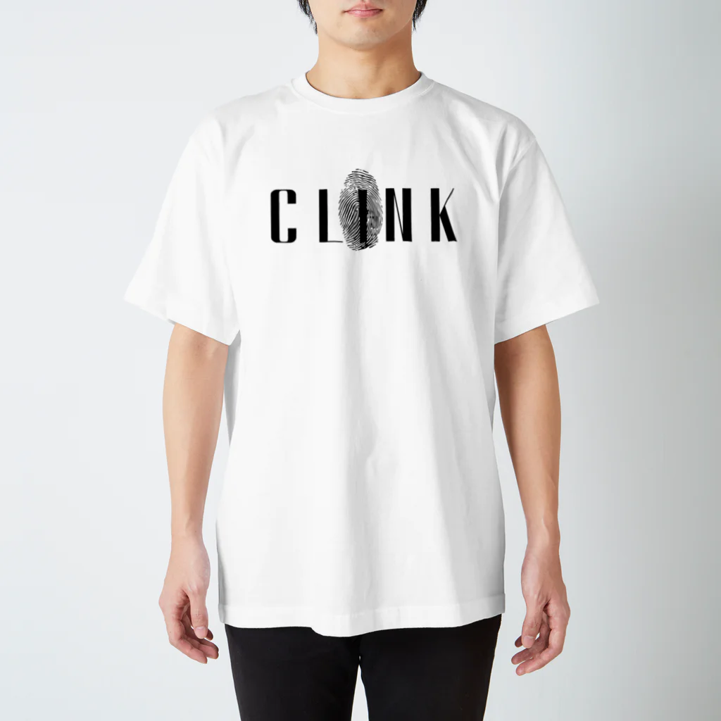 CLINK_officialのCLINK旧LOGO2 Regular Fit T-Shirt