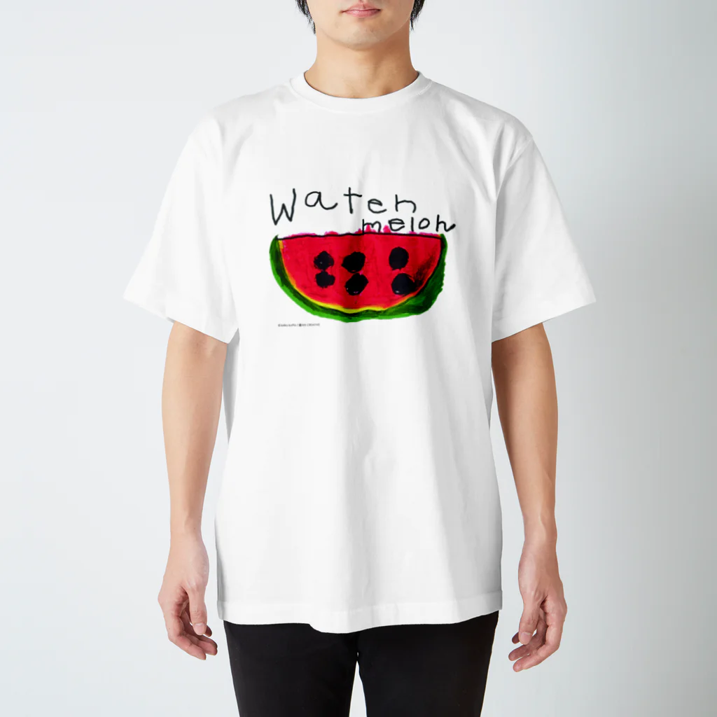 嬉々!! CREATIVEのkeiko kurita / water meron Regular Fit T-Shirt