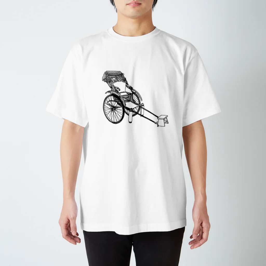 アトリエリオンの人力車 Regular Fit T-Shirt