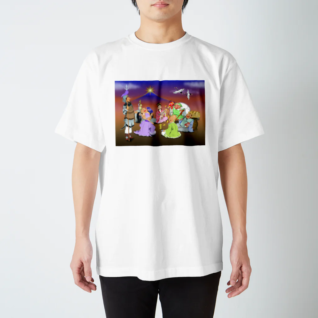 アトリエリオンの七福神 Regular Fit T-Shirt