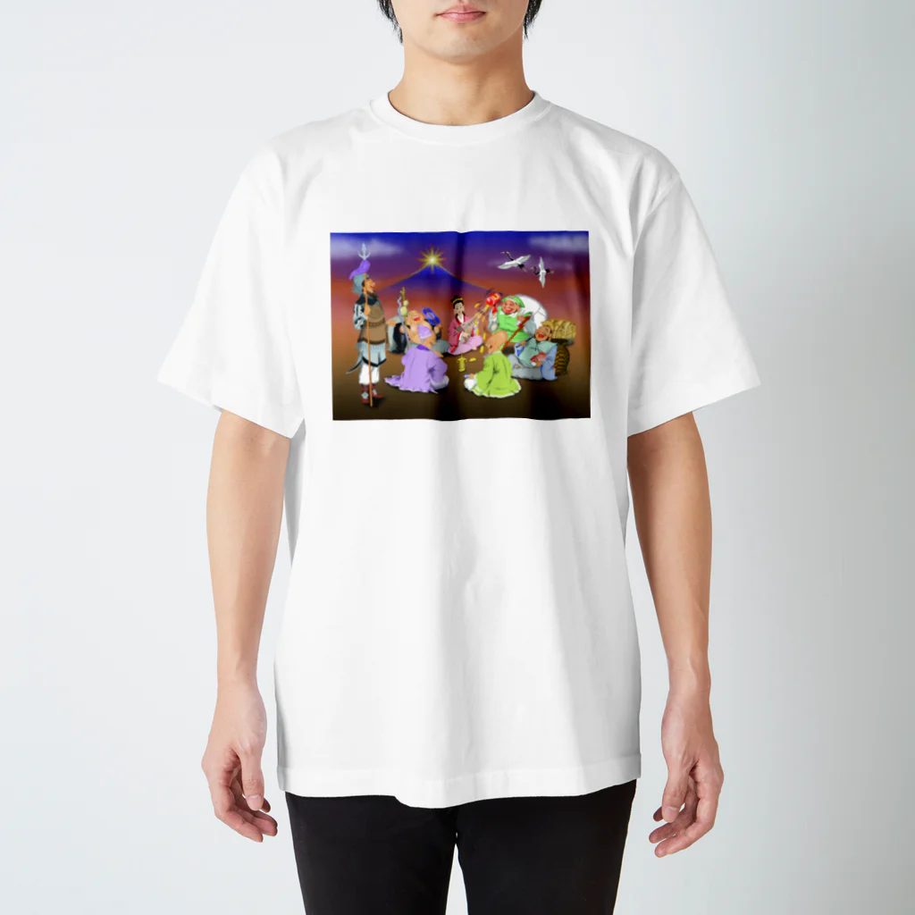 アトリエリオンの七福神 スタンダードTシャツ