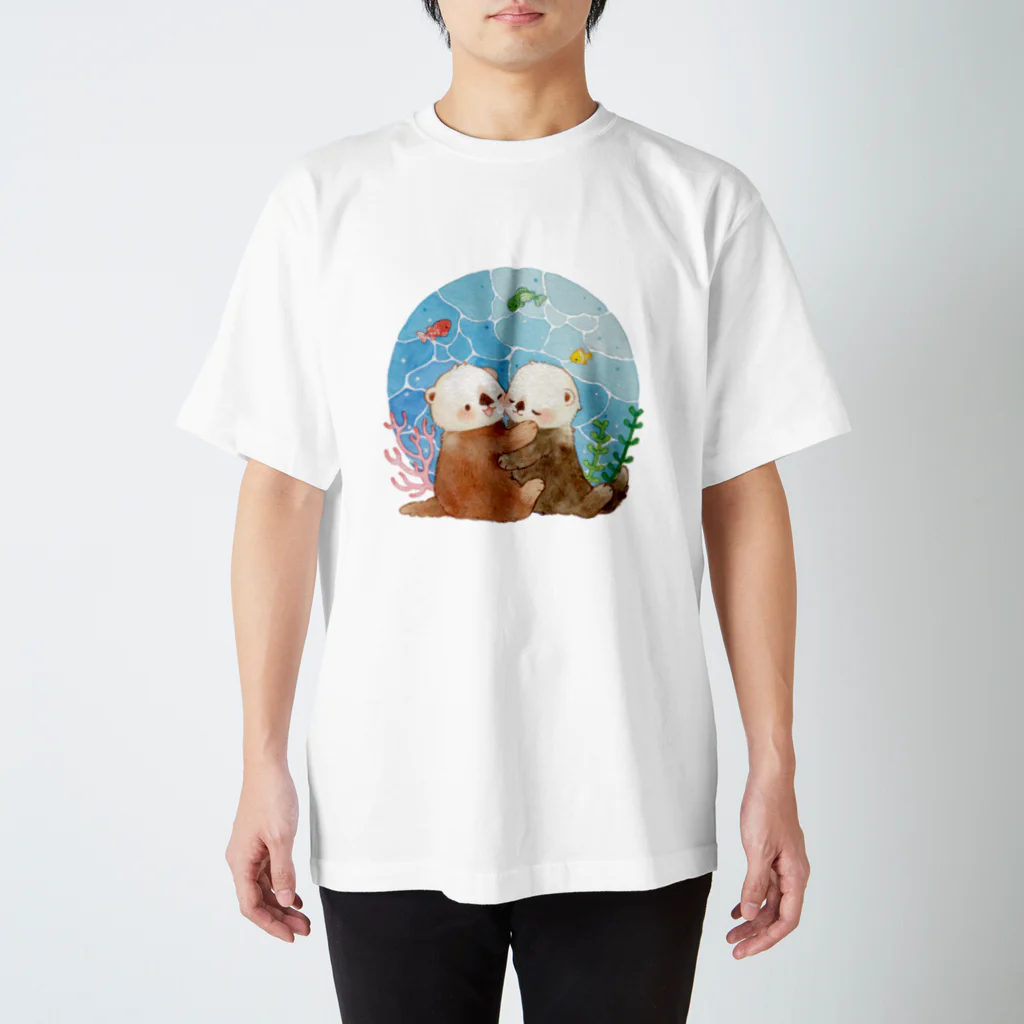 だてちゃんのギュギュっとラッコ スタンダードTシャツ