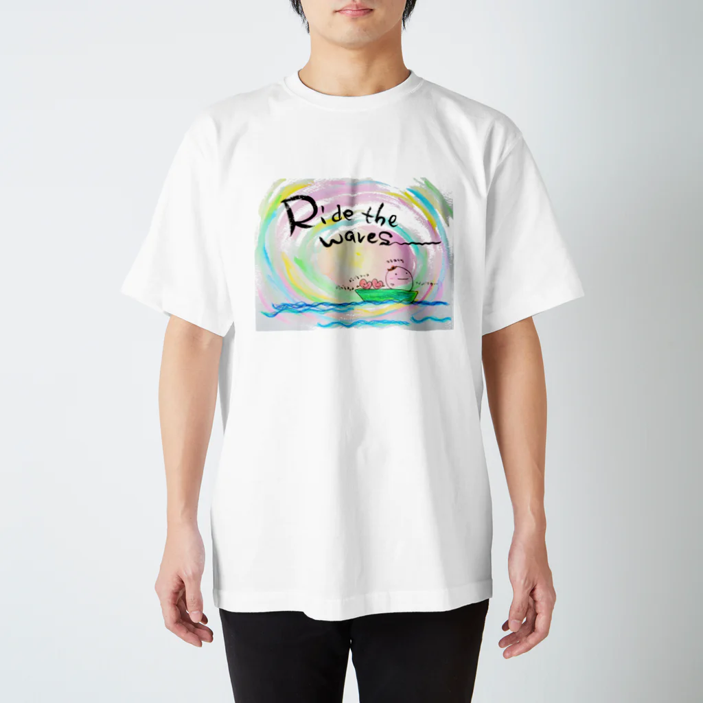 holoholomiのRide the waves スタンダードTシャツ