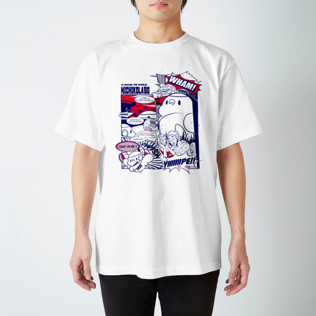 ぜろ＠ニチコラボのアメコミデストロイ Regular Fit T-Shirt