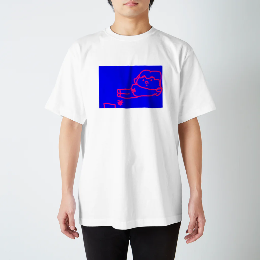 ミッケ佳の夜テレビを見る スタンダードTシャツ