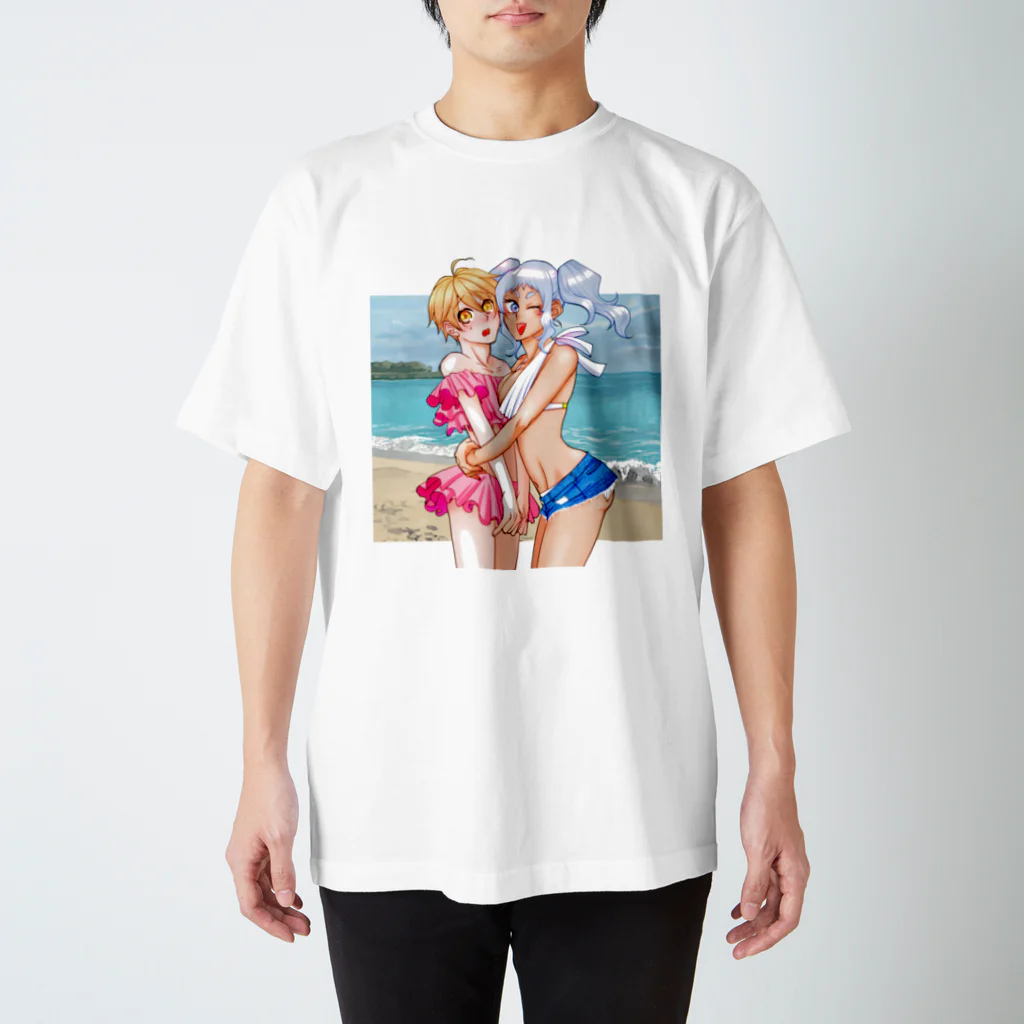 aroe333の真夏の水着女子？！ スタンダードTシャツ