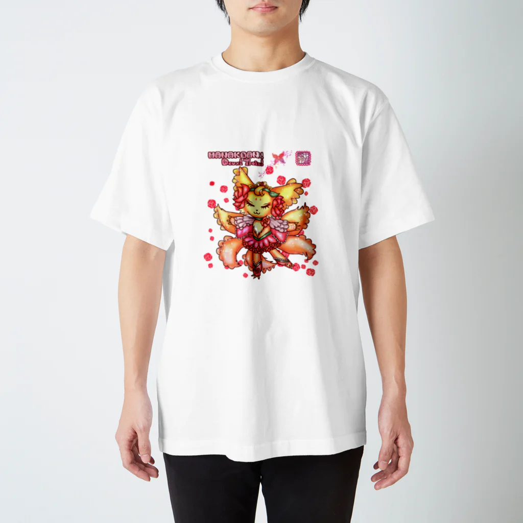 ❀花狐庵❀-HanaKoAn-の❀花狐庵❀「コンリーナ」 スタンダードTシャツ