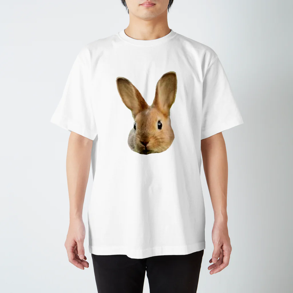 usacommuneのうさぎ　おかお　ペア用 Regular Fit T-Shirt