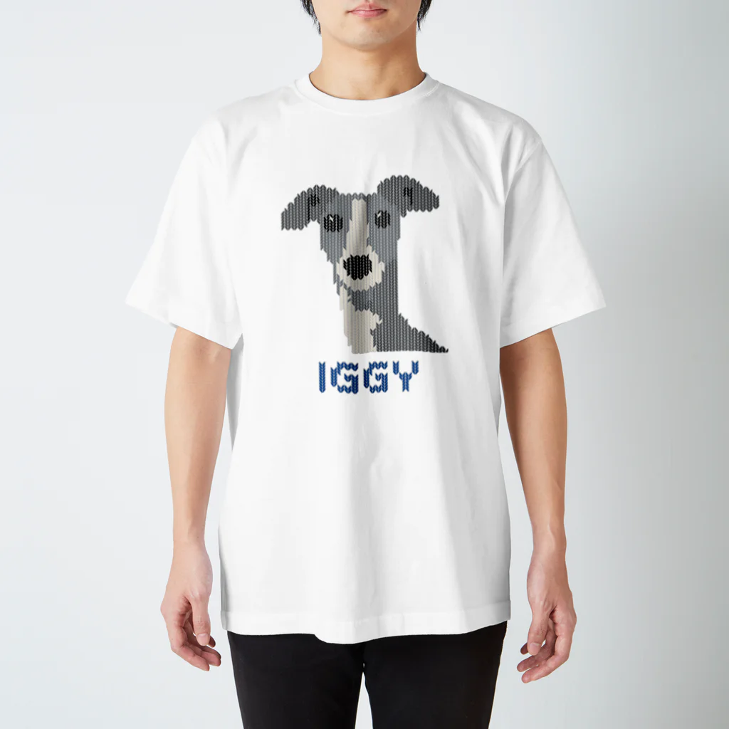 IGGY　shopのKAWAII　IGGY　ブルー スタンダードTシャツ