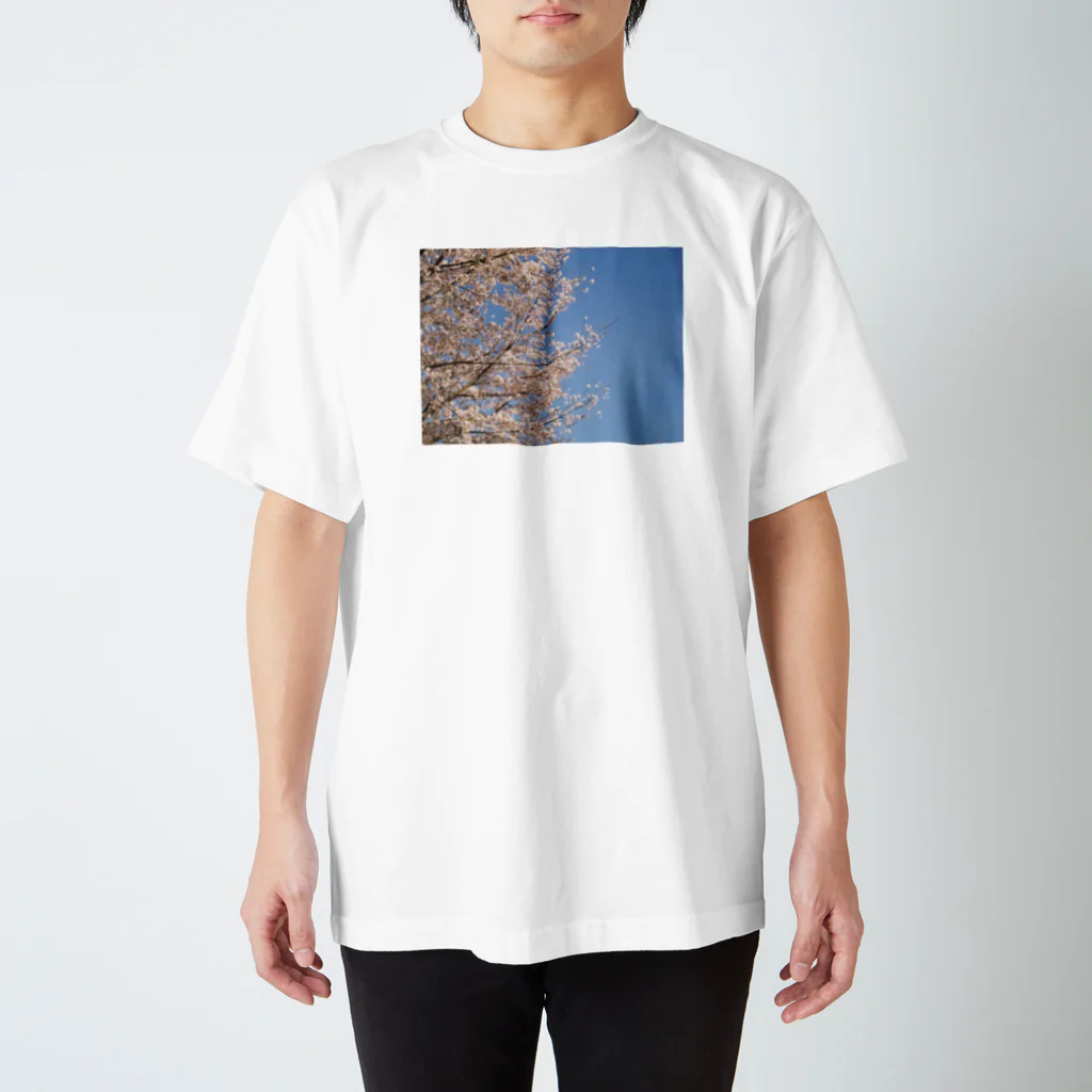 空と花とフィルムのあの日の桜 Regular Fit T-Shirt