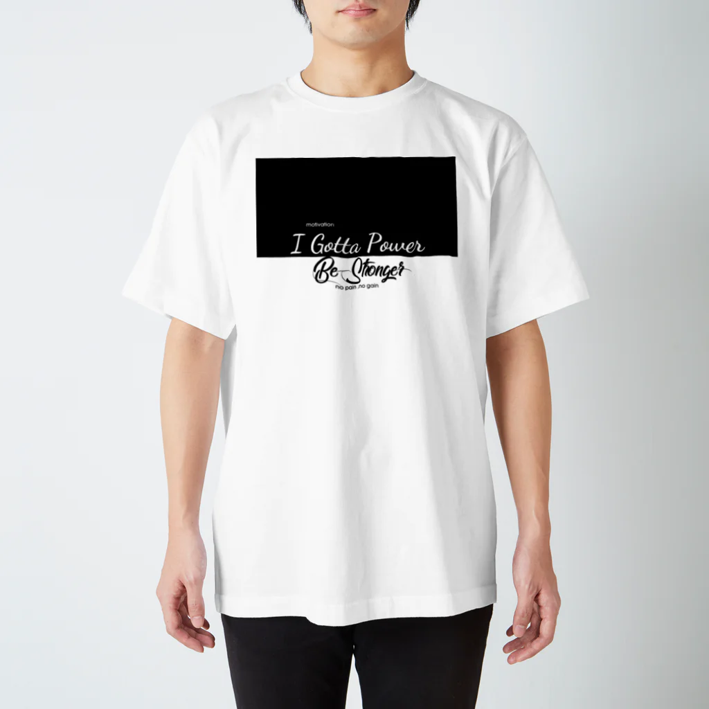 gm shopのモノトーンTシャツ　ブラックandホワイト Regular Fit T-Shirt