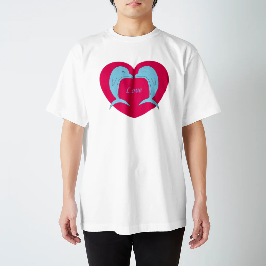 めっそうもないのにんまりイルカ(couple) Regular Fit T-Shirt