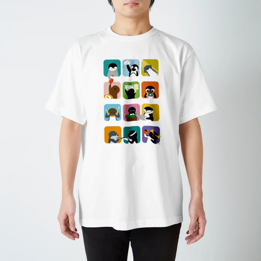 しろくま&ペンギン通信のペンギンアパート スタンダードTシャツ