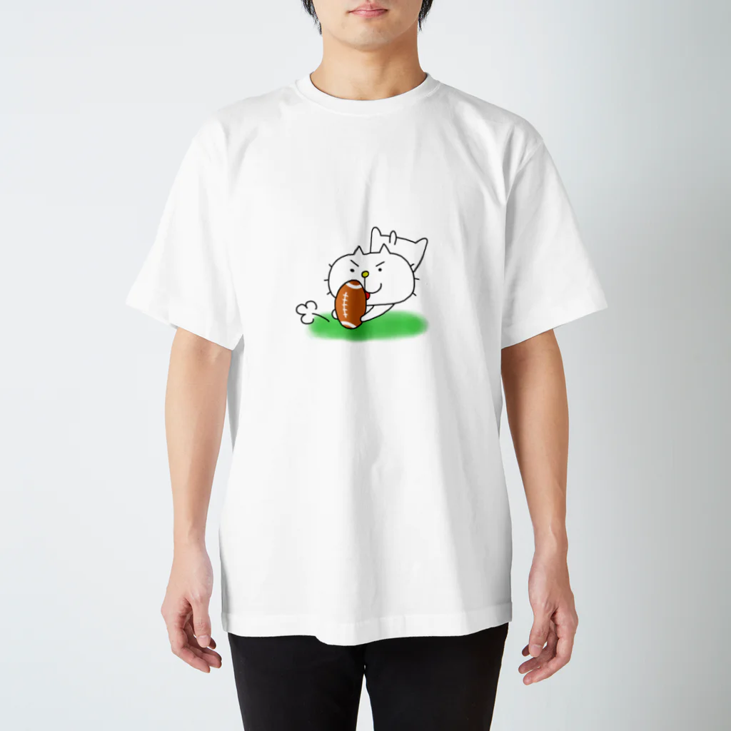 liluneco_shopのりるねこ　ラグビー Regular Fit T-Shirt