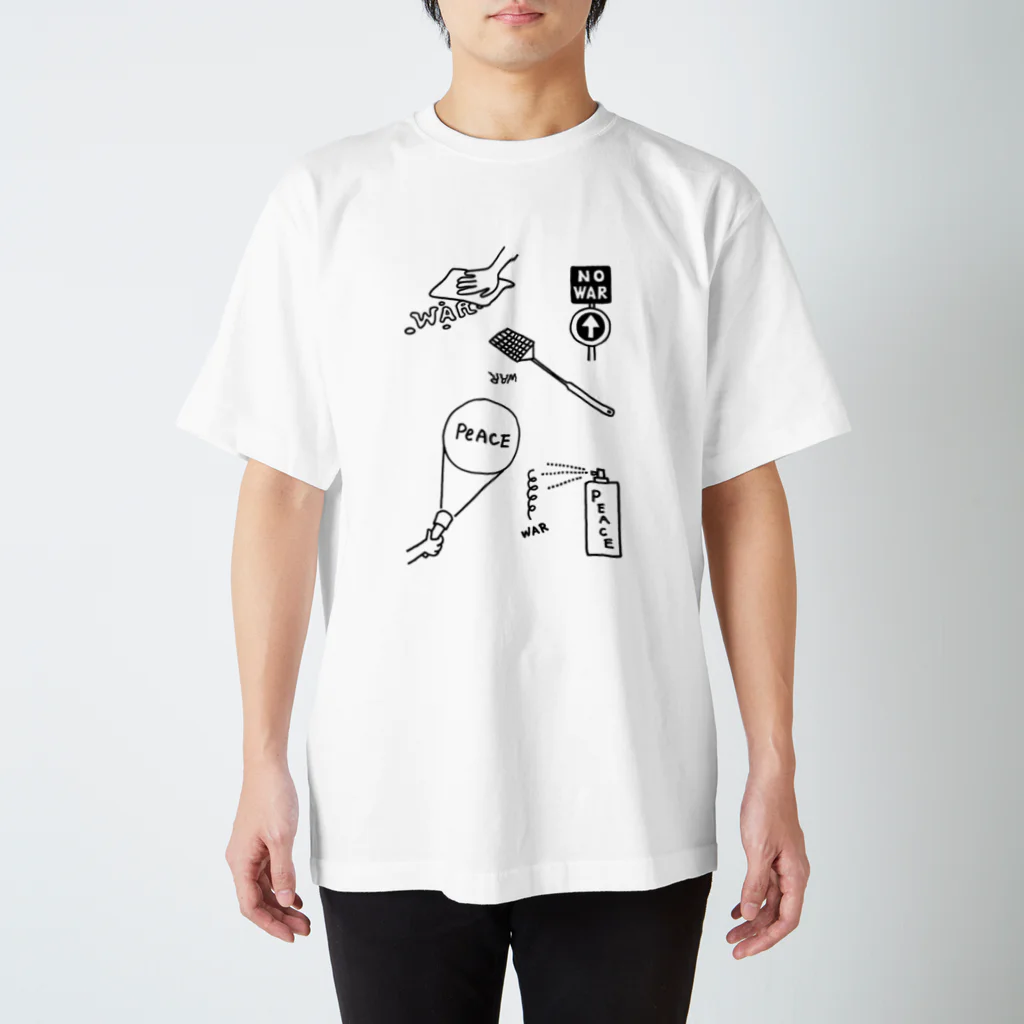 reirickettsのNO WAR  スタンダードTシャツ